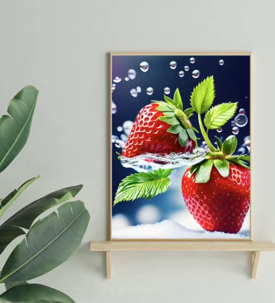 Diamond Painting Huacan 5d Erdbeeren